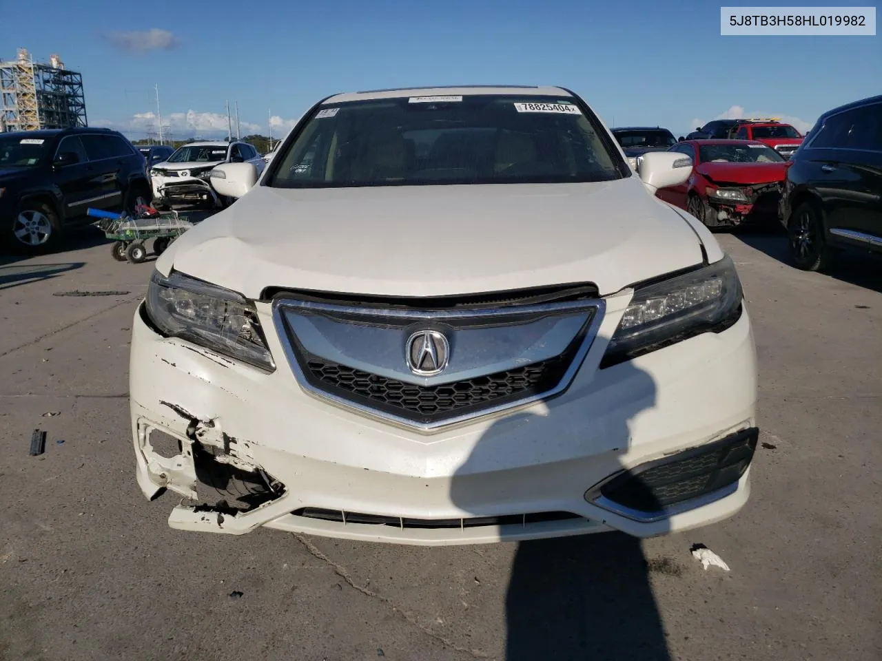 2017 Acura Rdx Technology VIN: 5J8TB3H58HL019982 Lot: 78825404