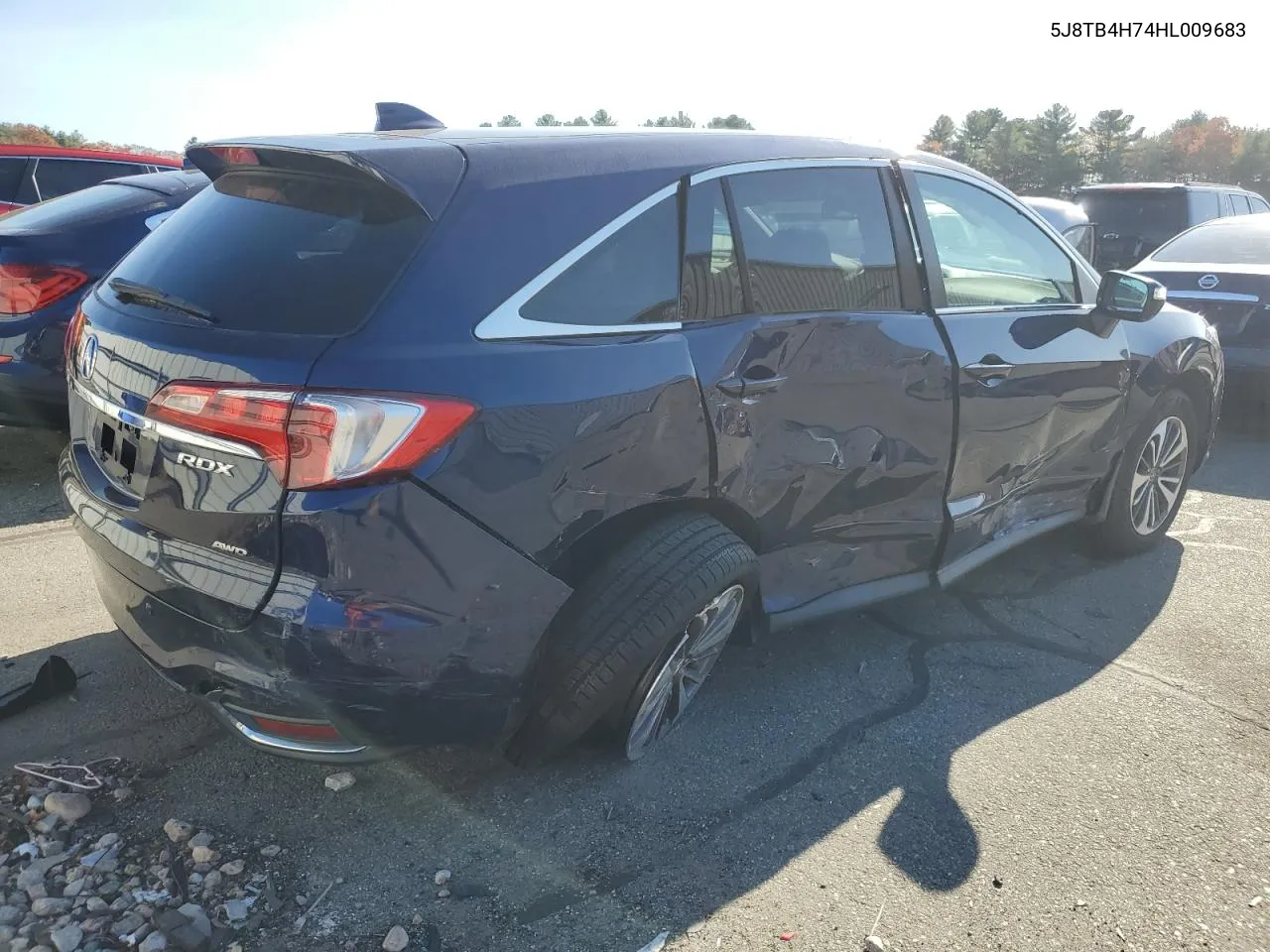 2017 Acura Rdx Advance VIN: 5J8TB4H74HL009683 Lot: 79398354