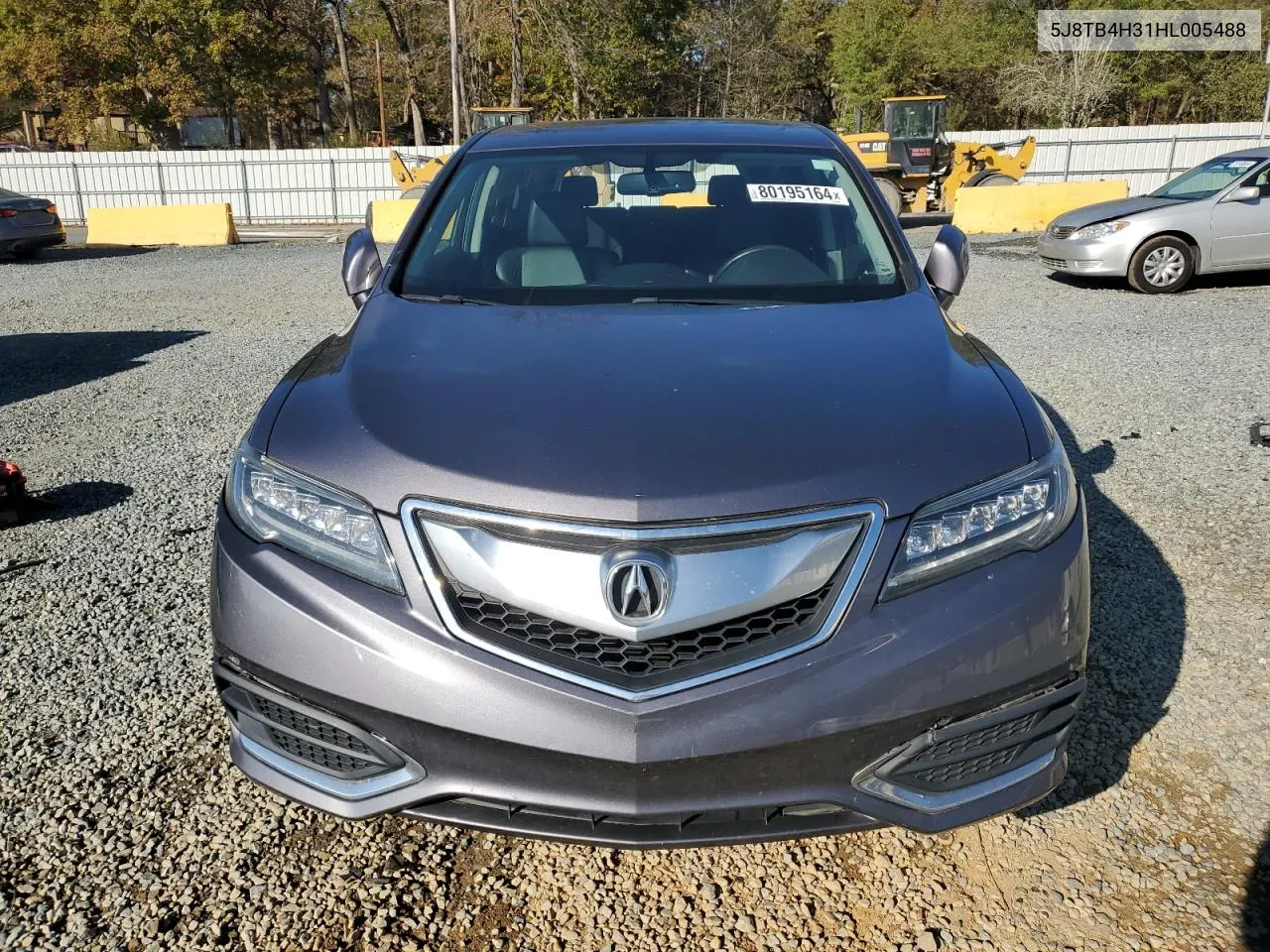 2017 Acura Rdx VIN: 5J8TB4H31HL005488 Lot: 80195164