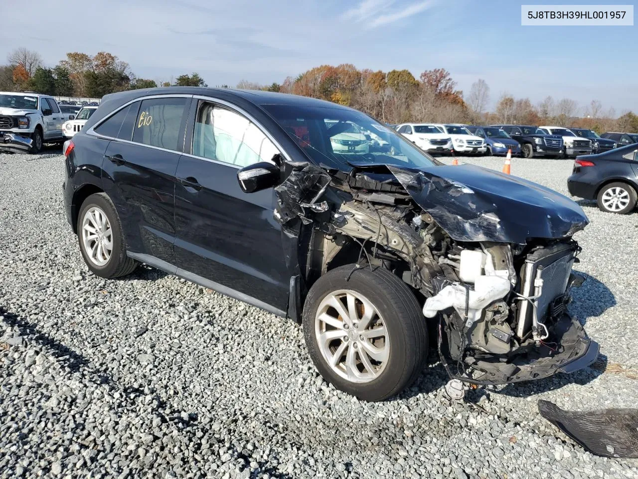 2017 Acura Rdx VIN: 5J8TB3H39HL001957 Lot: 80821724