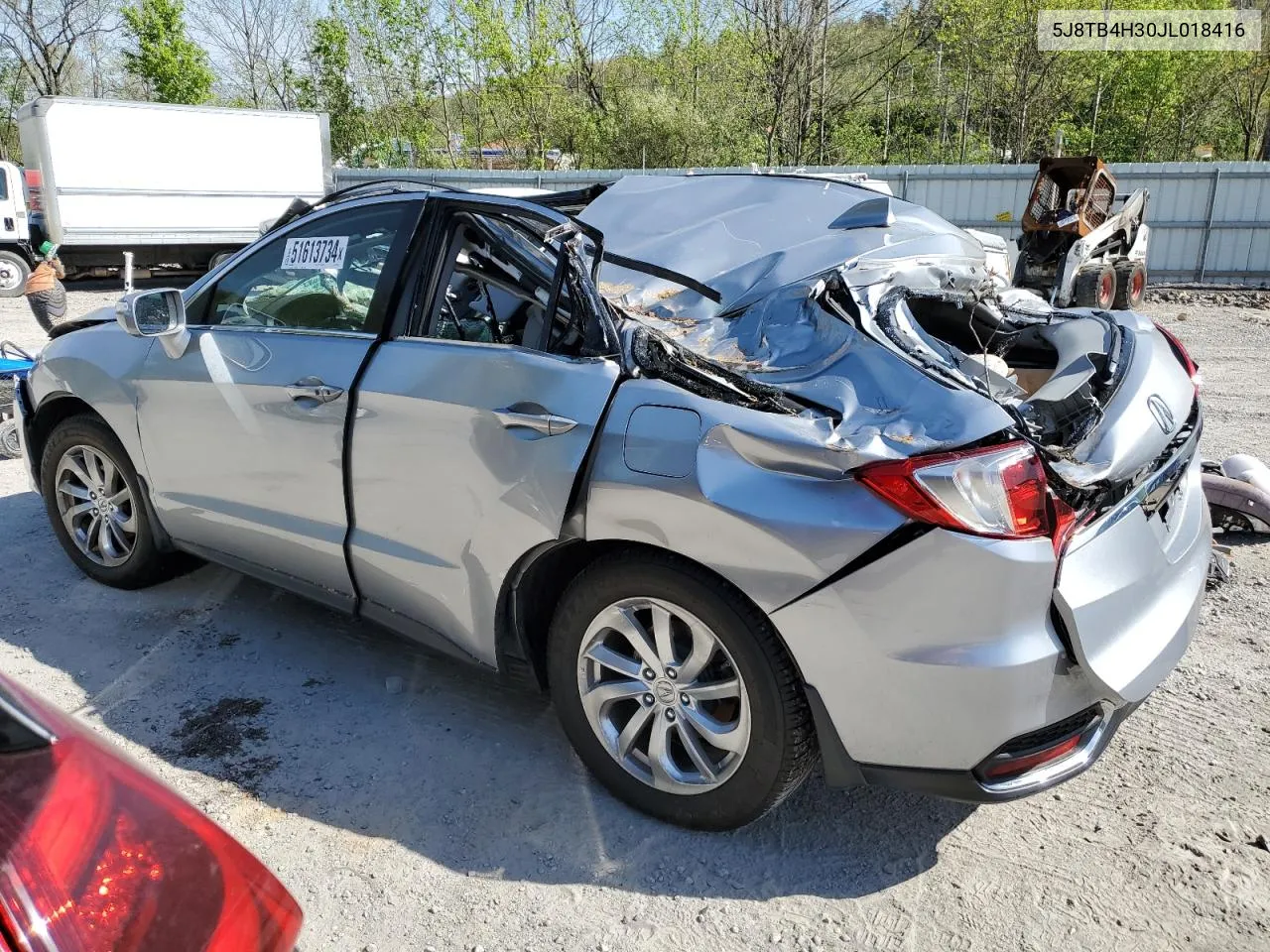 2018 Acura Rdx VIN: 5J8TB4H30JL018416 Lot: 51613734