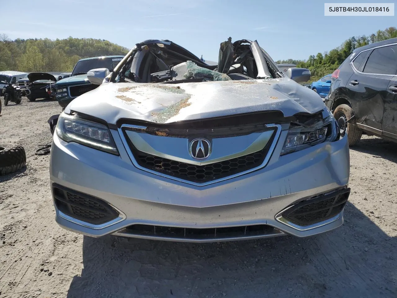 2018 Acura Rdx VIN: 5J8TB4H30JL018416 Lot: 51613734