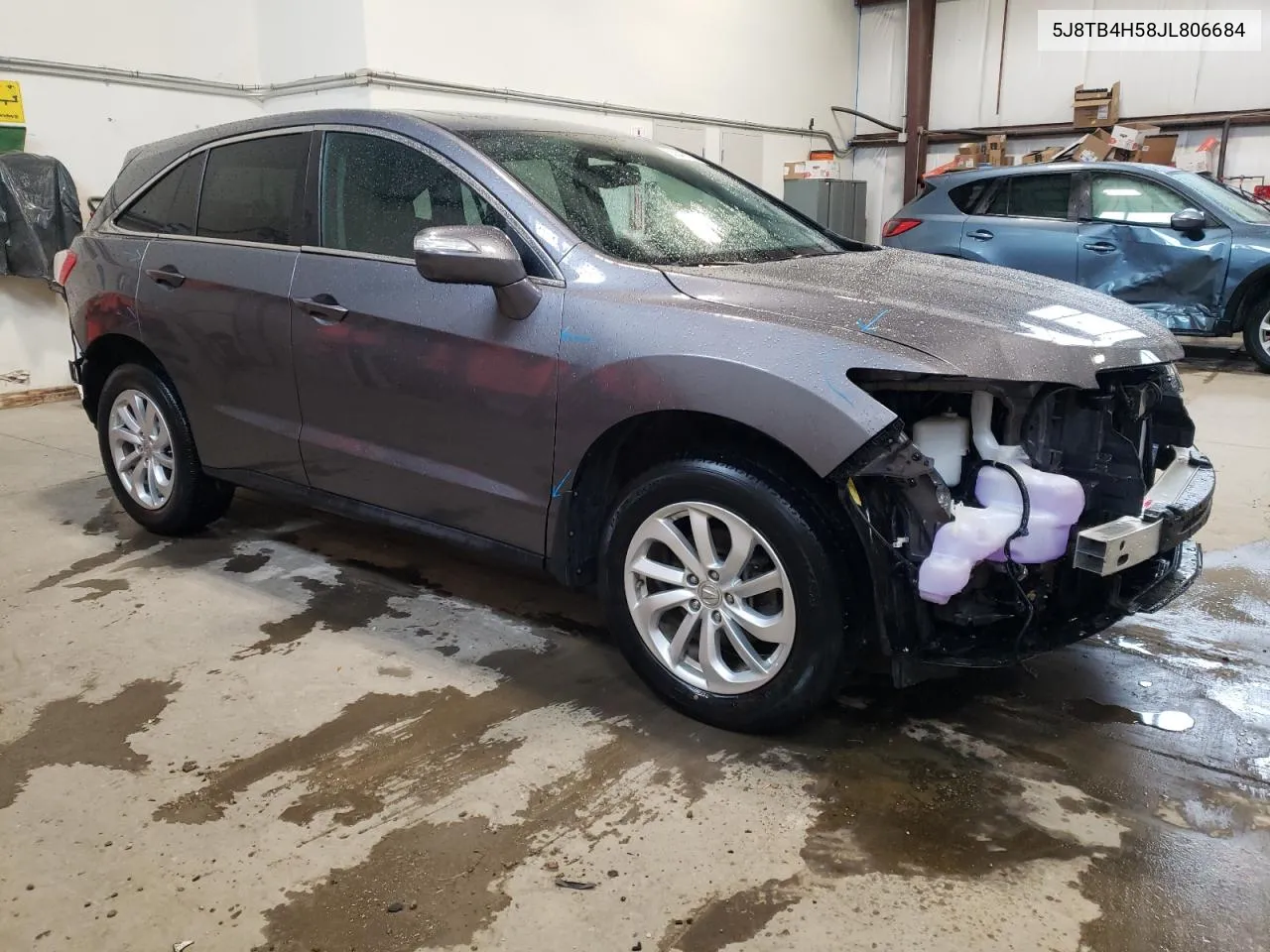 2018 Acura Rdx Technology VIN: 5J8TB4H58JL806684 Lot: 56843773