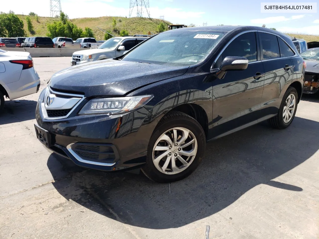 5J8TB4H54JL017481 2018 Acura Rdx Technology