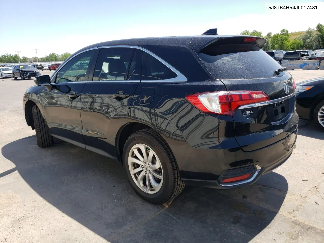 2018 Acura Rdx Technology VIN: 5J8TB4H54JL017481 Lot: 59581484