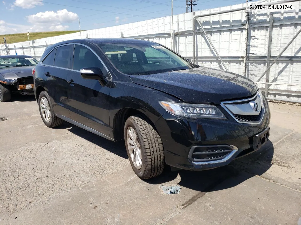 2018 Acura Rdx Technology VIN: 5J8TB4H54JL017481 Lot: 59581484