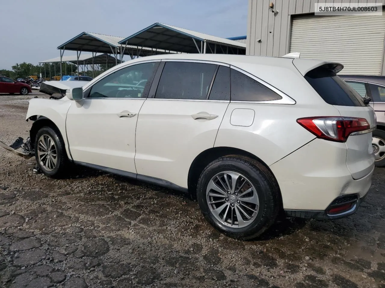 2018 Acura Rdx Advance VIN: 5J8TB4H70JL008603 Lot: 65108504