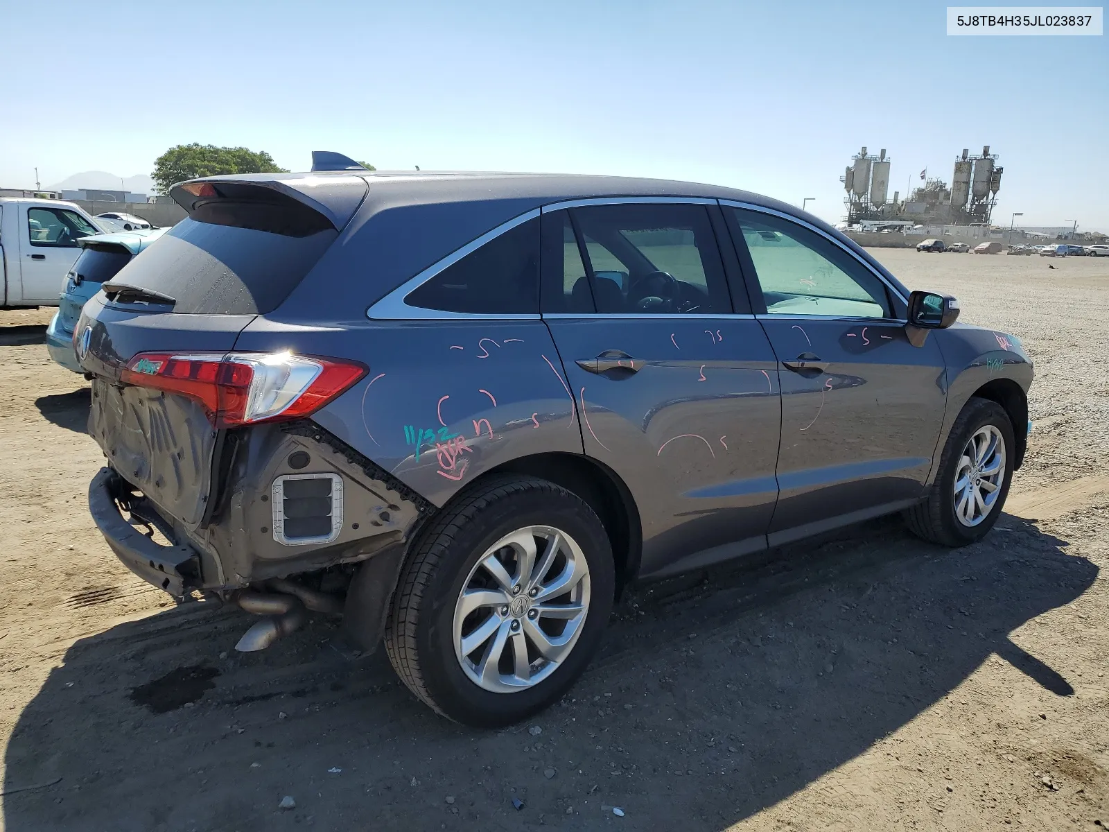 2018 Acura Rdx VIN: 5J8TB4H35JL023837 Lot: 67801344