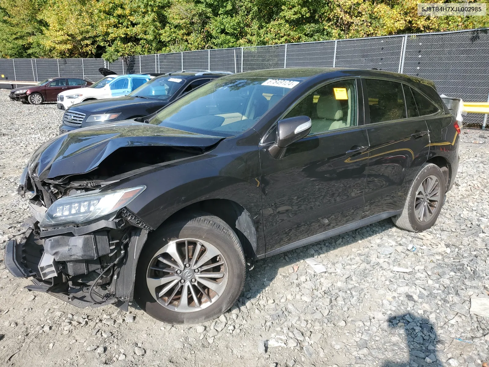 2018 Acura Rdx Advance VIN: 5J8TB4H7XJL002985 Lot: 67849124