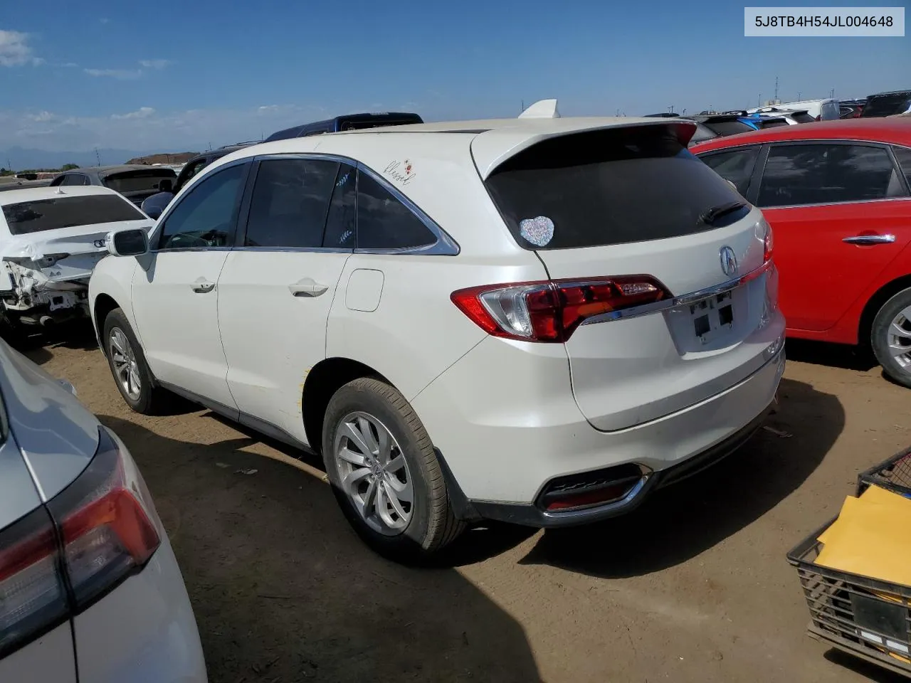 2018 Acura Rdx Technology VIN: 5J8TB4H54JL004648 Lot: 69923954