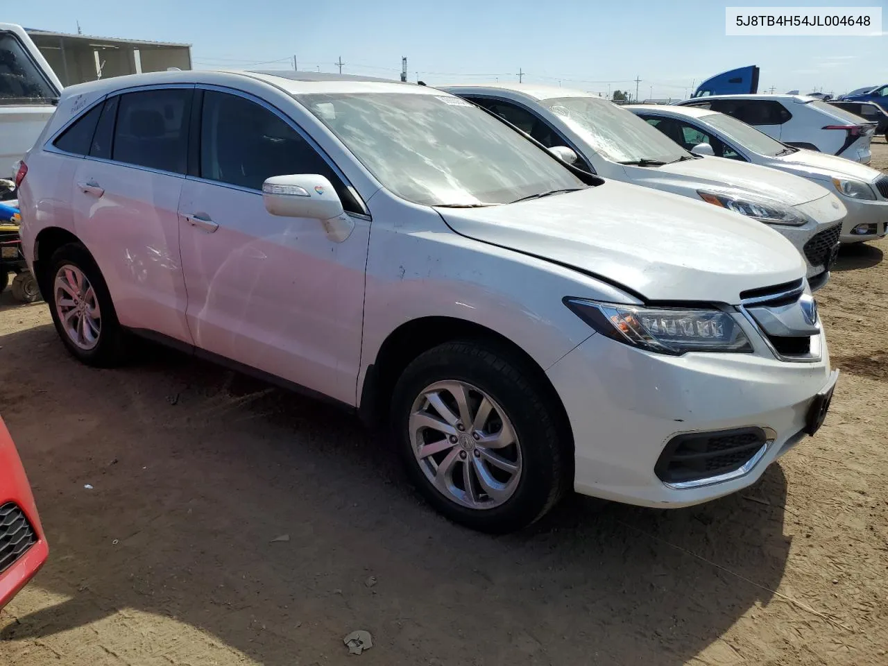 2018 Acura Rdx Technology VIN: 5J8TB4H54JL004648 Lot: 69923954