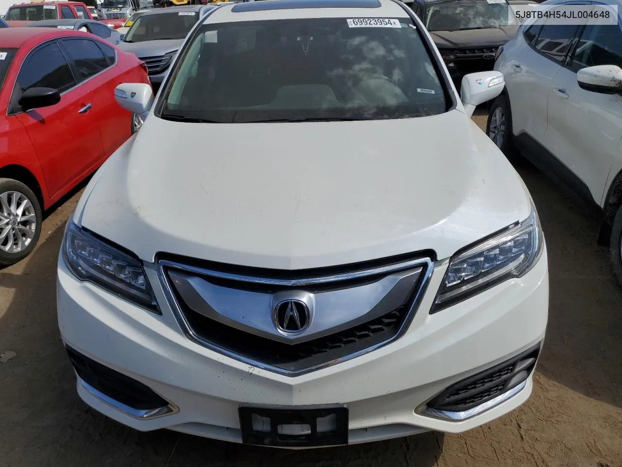 2018 Acura Rdx Technology VIN: 5J8TB4H54JL004648 Lot: 69923954