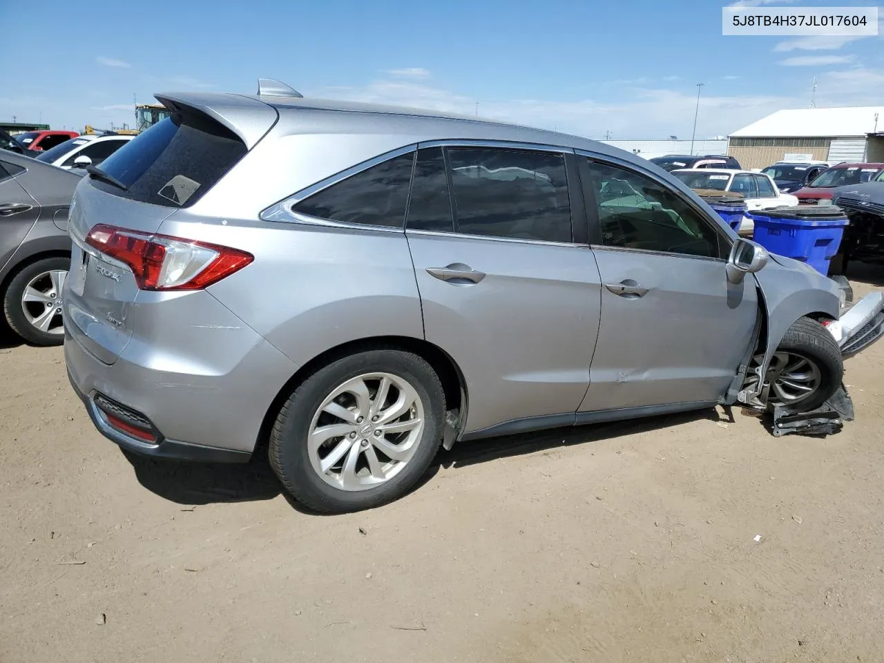 2018 Acura Rdx VIN: 5J8TB4H37JL017604 Lot: 70202744