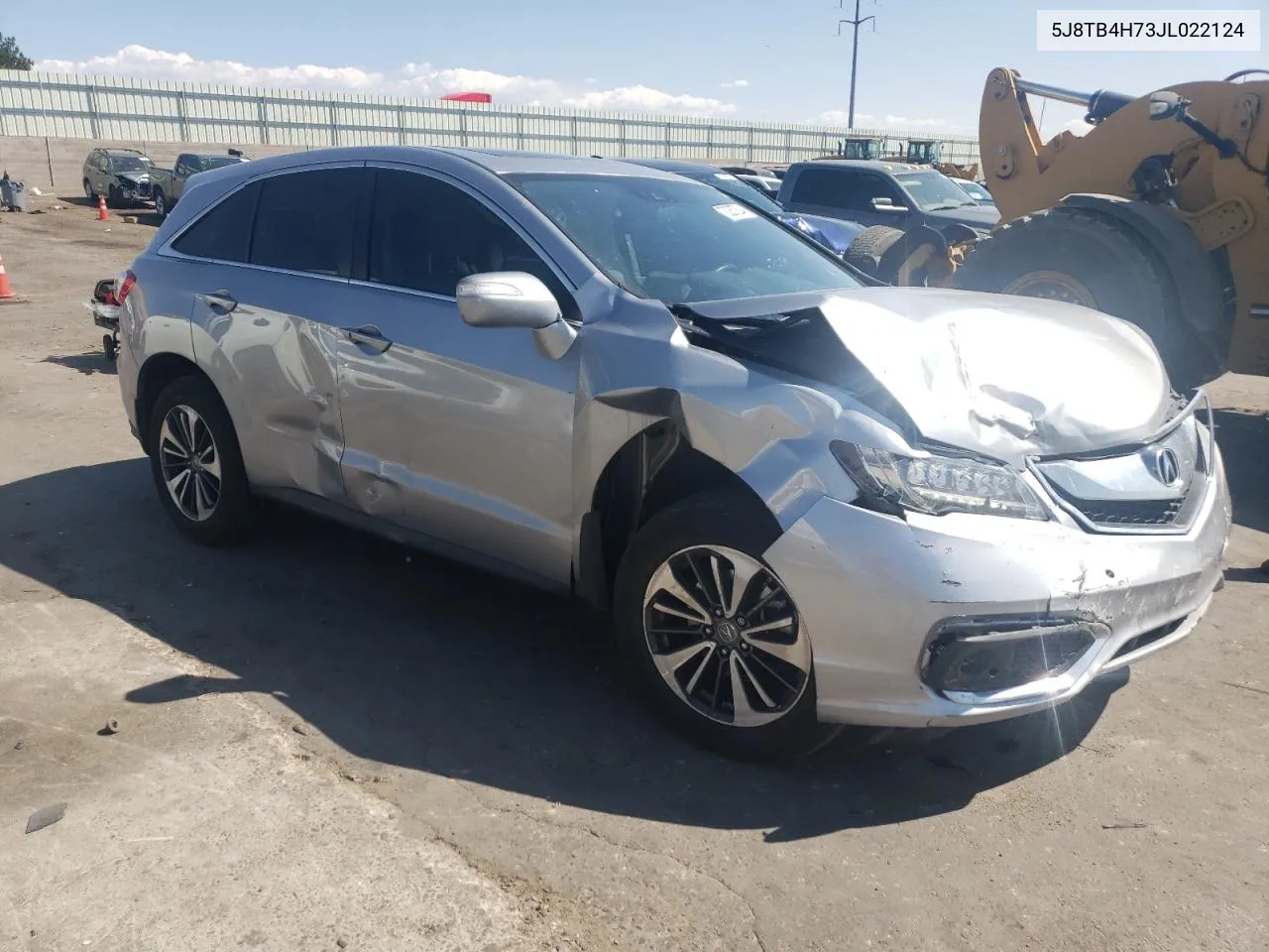 2018 Acura Rdx Advance VIN: 5J8TB4H73JL022124 Lot: 70267204