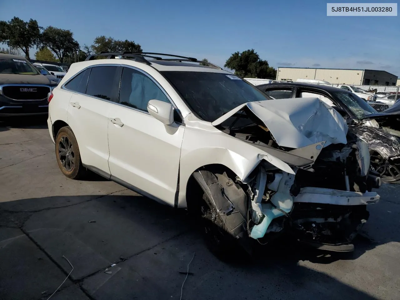 2018 Acura Rdx Technology VIN: 5J8TB4H51JL003280 Lot: 71686974