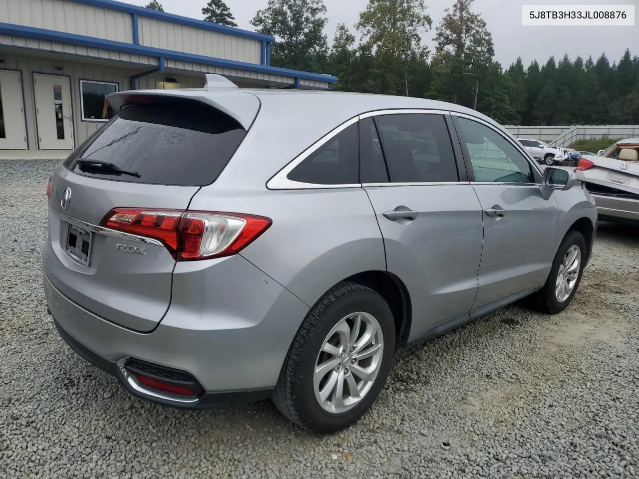 2018 Acura Rdx VIN: 5J8TB3H33JL008876 Lot: 72744544