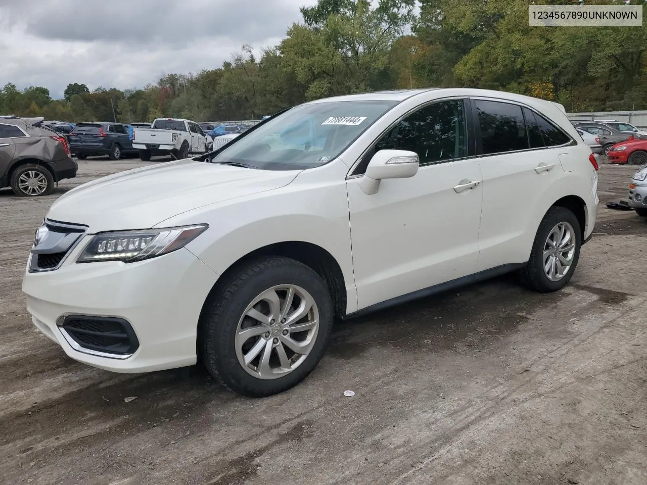 2018 Acura Rdx VIN: 1234567890UNKN0WN Lot: 72881444