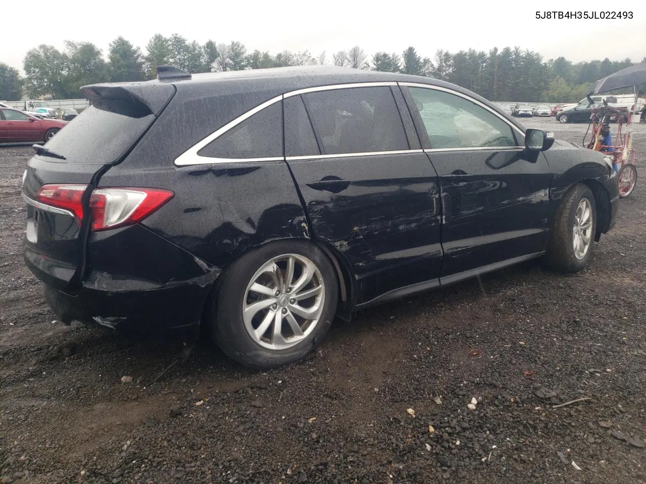 2018 Acura Rdx VIN: 5J8TB4H35JL022493 Lot: 72984534