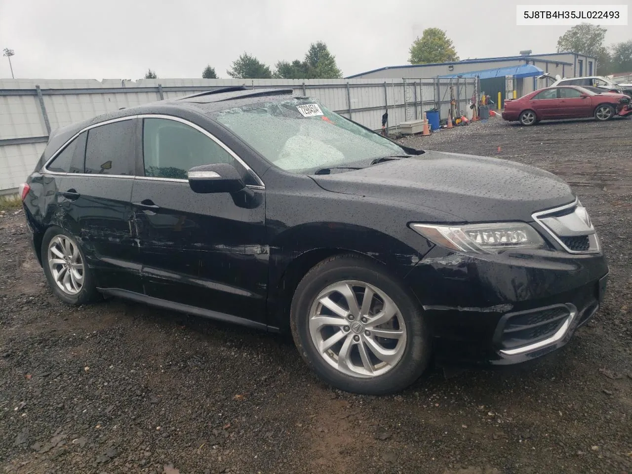 2018 Acura Rdx VIN: 5J8TB4H35JL022493 Lot: 72984534