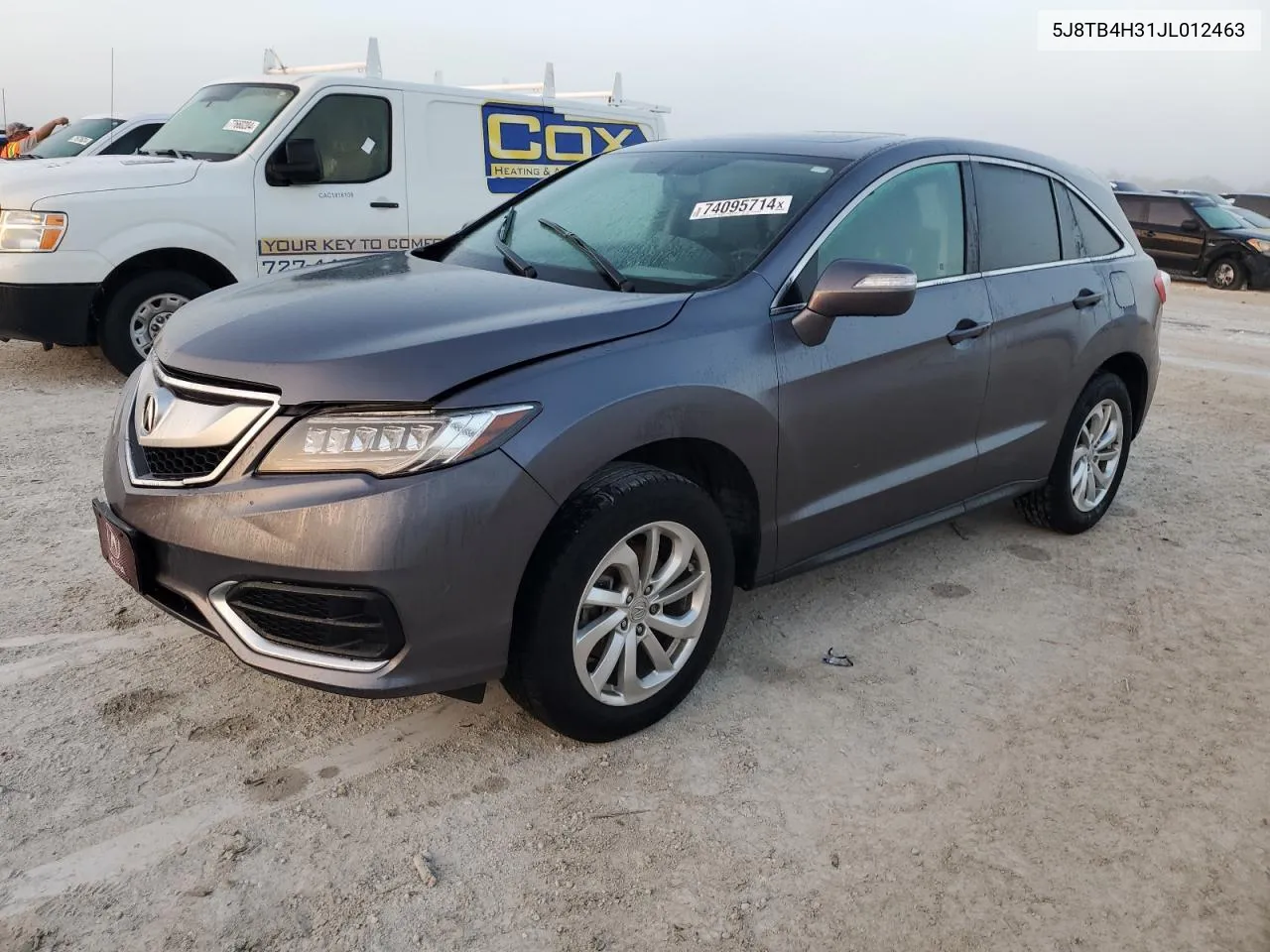 2018 Acura Rdx VIN: 5J8TB4H31JL012463 Lot: 74095714