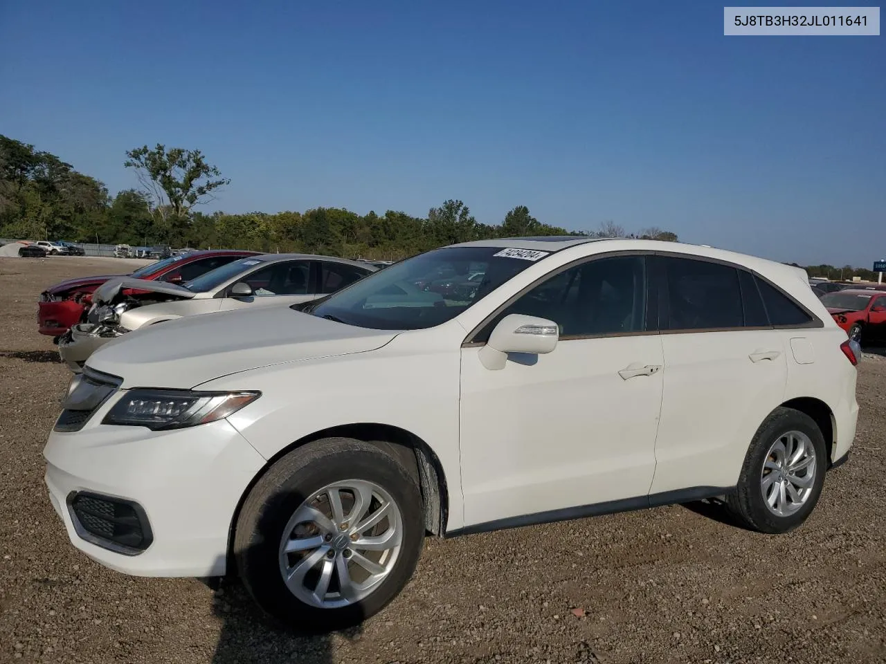 2018 Acura Rdx VIN: 5J8TB3H32JL011641 Lot: 74234204