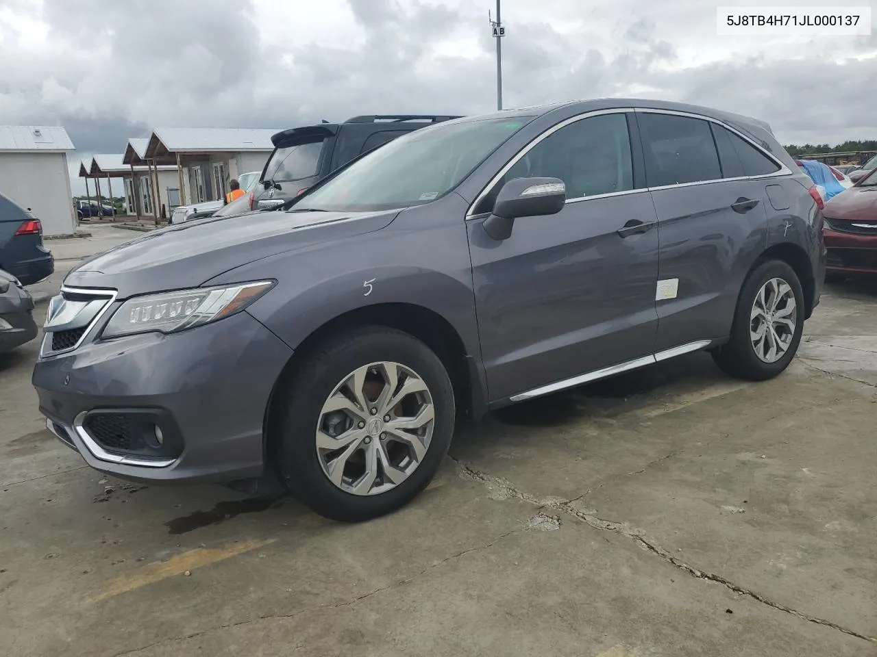 2018 Acura Rdx Advance VIN: 5J8TB4H71JL000137 Lot: 74521054