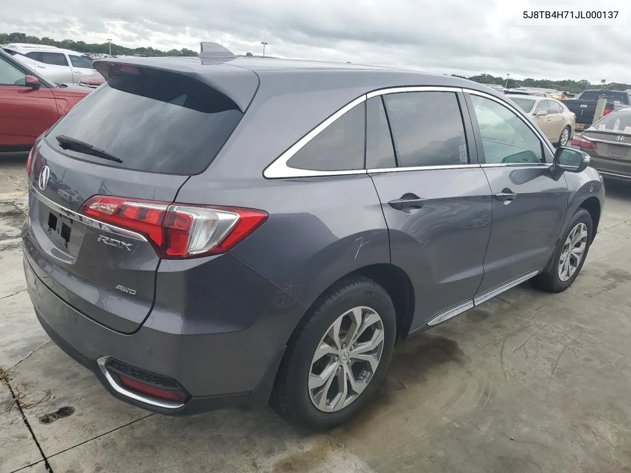 2018 Acura Rdx Advance VIN: 5J8TB4H71JL000137 Lot: 74521054