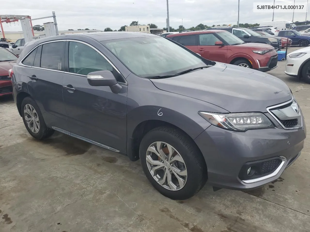 2018 Acura Rdx Advance VIN: 5J8TB4H71JL000137 Lot: 74521054