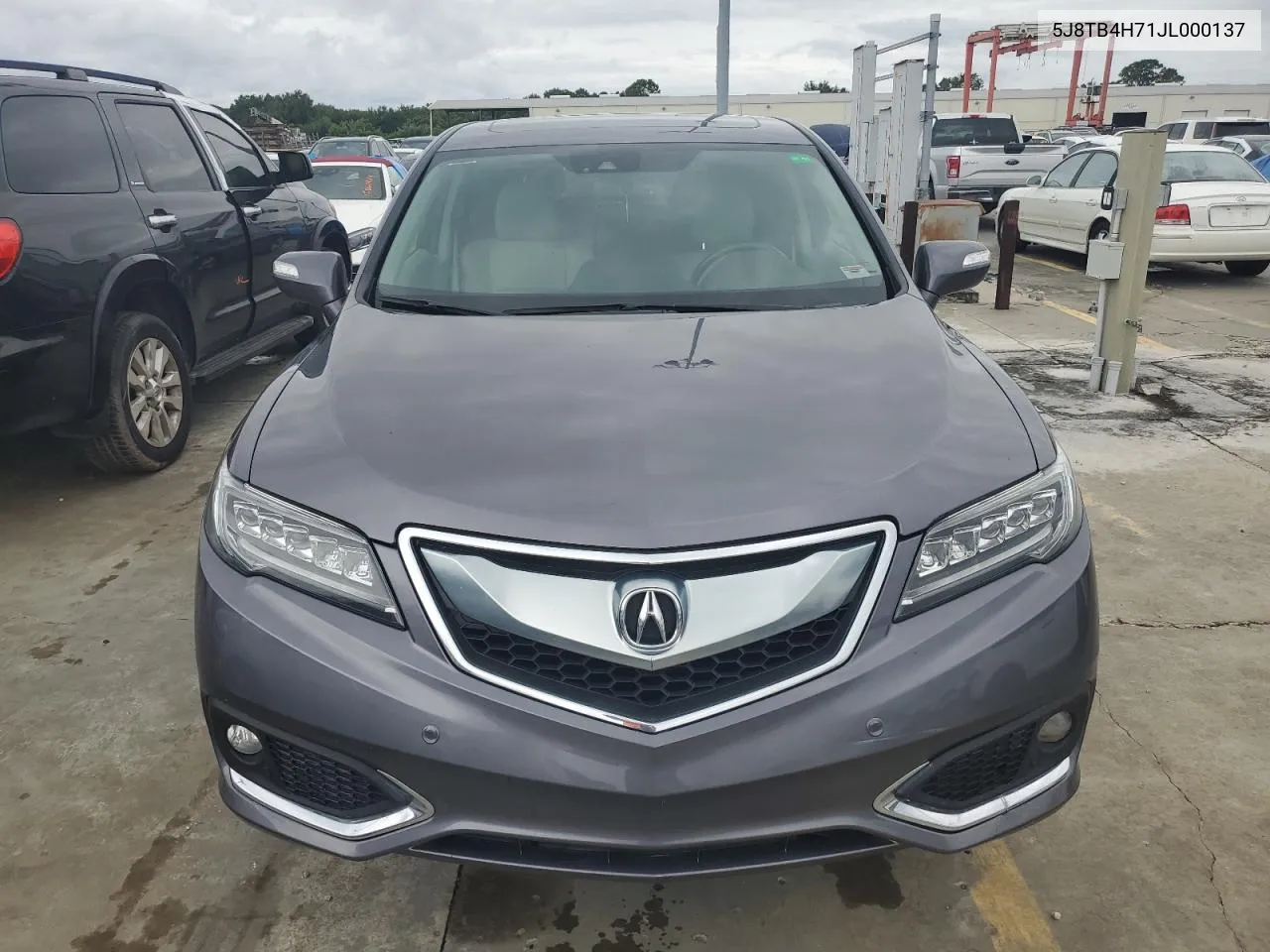 2018 Acura Rdx Advance VIN: 5J8TB4H71JL000137 Lot: 74521054