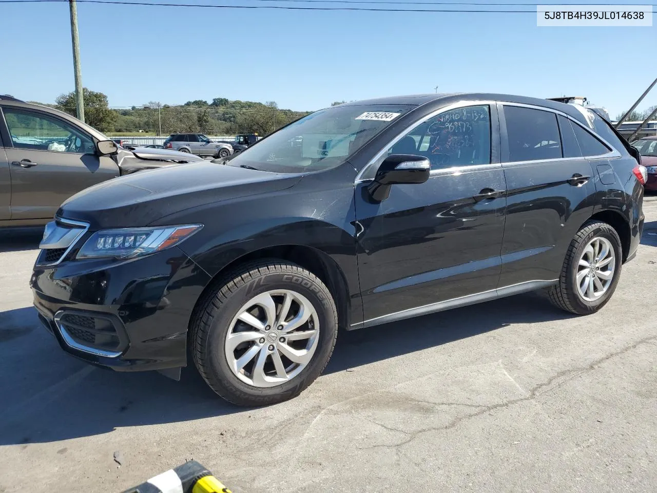 2018 Acura Rdx VIN: 5J8TB4H39JL014638 Lot: 74754354