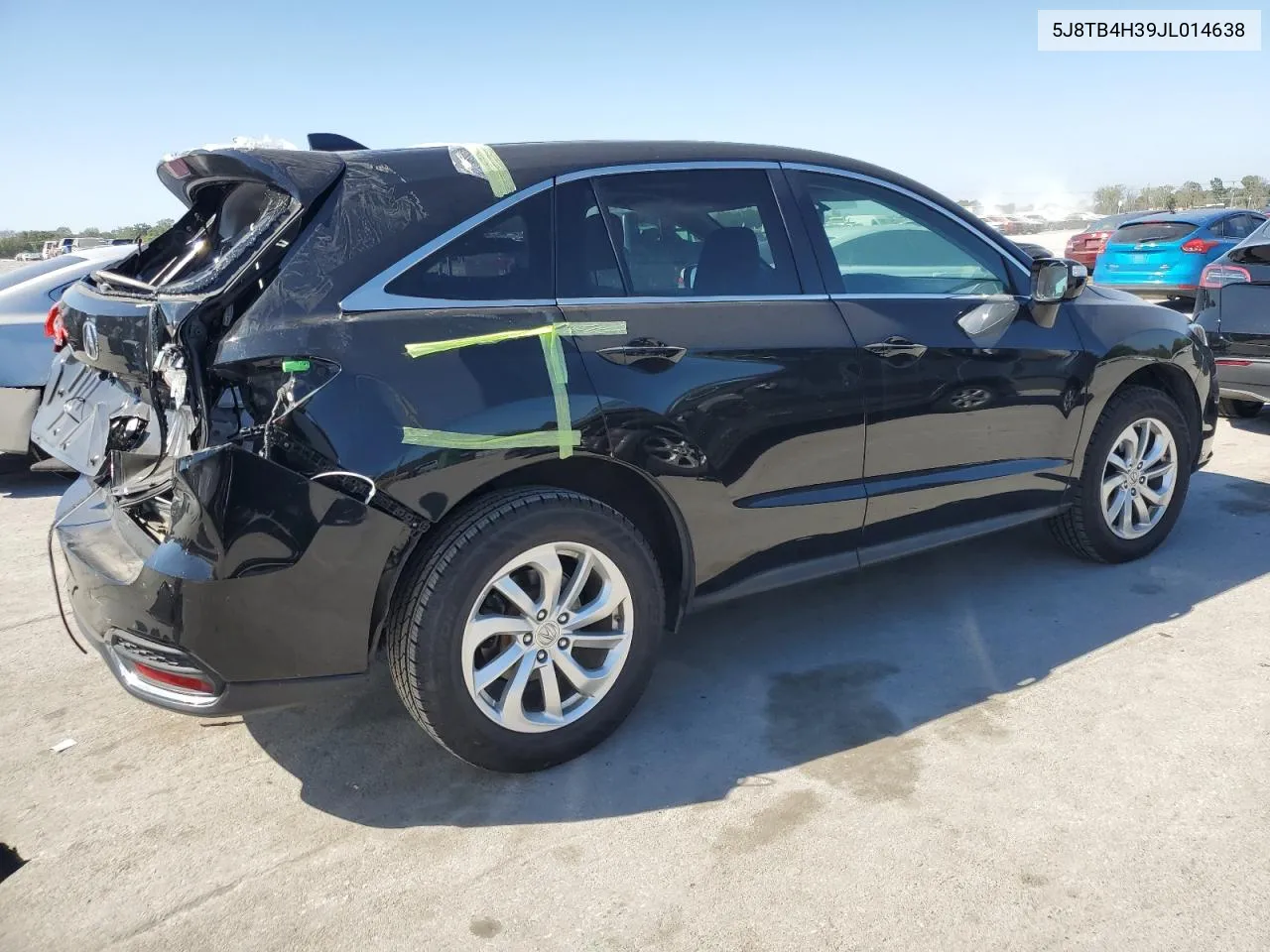 2018 Acura Rdx VIN: 5J8TB4H39JL014638 Lot: 74754354