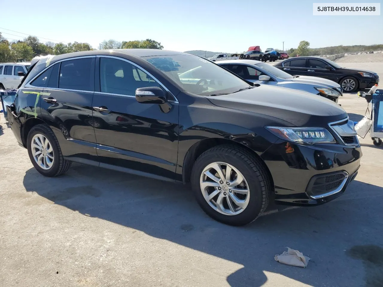 2018 Acura Rdx VIN: 5J8TB4H39JL014638 Lot: 74754354