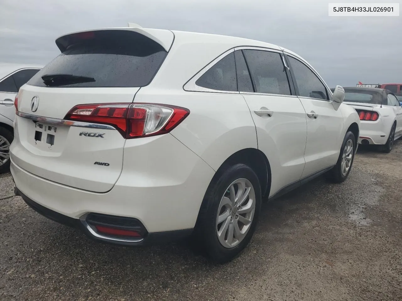 2018 Acura Rdx VIN: 5J8TB4H33JL026901 Lot: 74877474