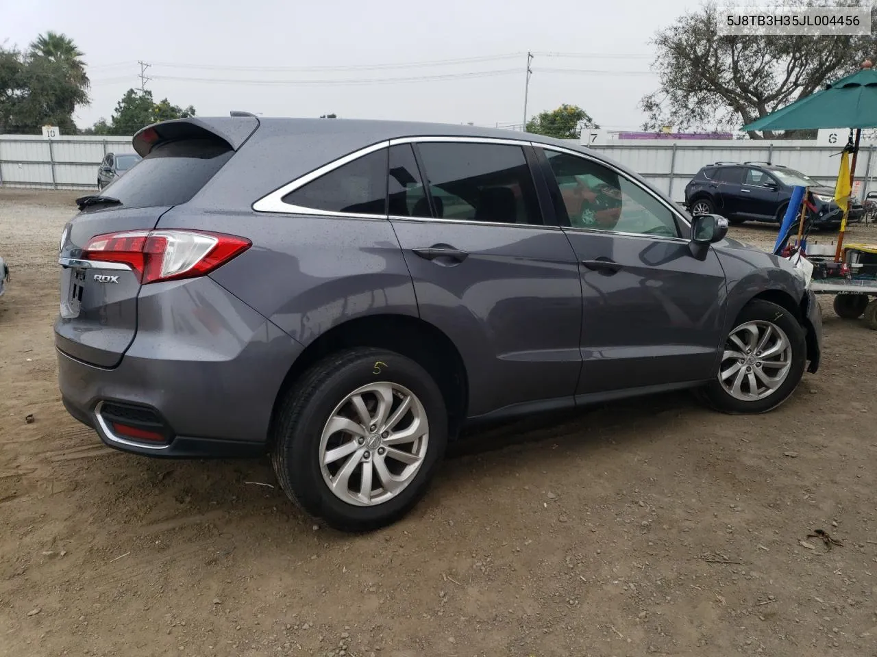 2018 Acura Rdx VIN: 5J8TB3H35JL004456 Lot: 75236854