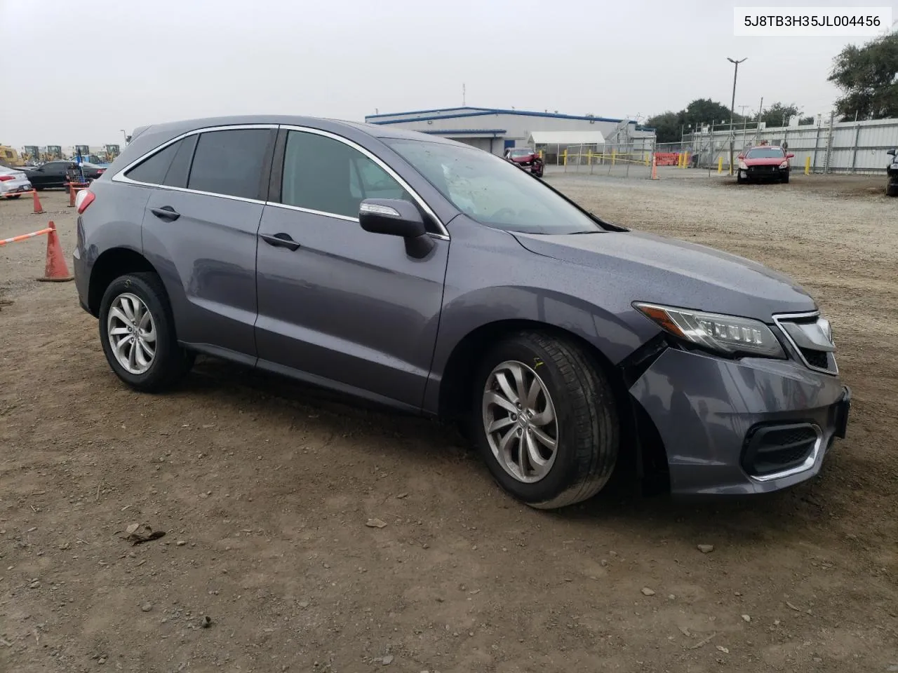 2018 Acura Rdx VIN: 5J8TB3H35JL004456 Lot: 75236854