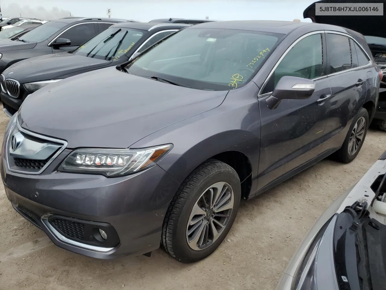 2018 Acura Rdx Advance VIN: 5J8TB4H7XJL006146 Lot: 75252584