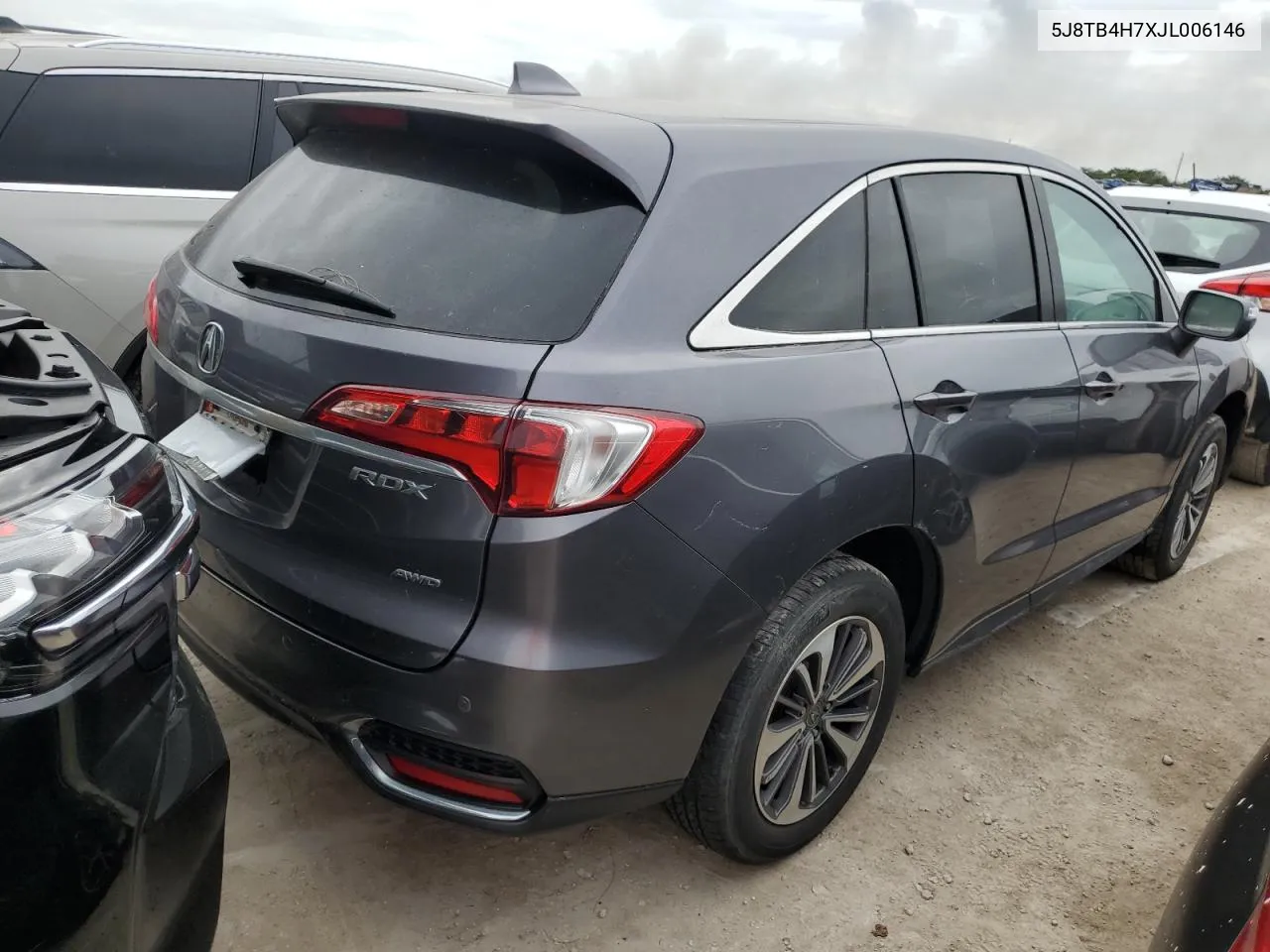 2018 Acura Rdx Advance VIN: 5J8TB4H7XJL006146 Lot: 75252584