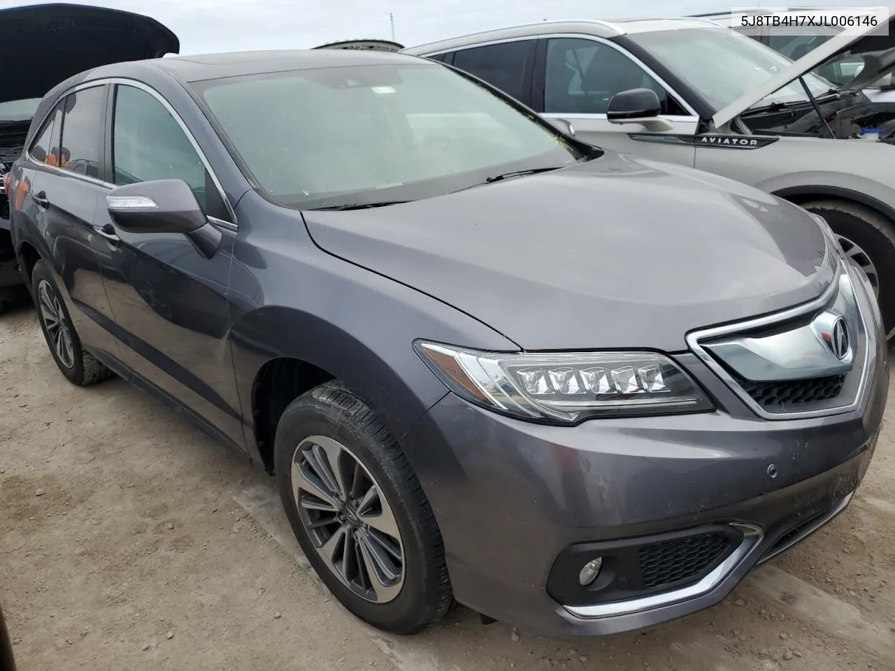 2018 Acura Rdx Advance VIN: 5J8TB4H7XJL006146 Lot: 75252584