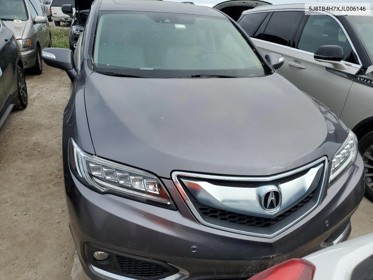 2018 Acura Rdx Advance VIN: 5J8TB4H7XJL006146 Lot: 75252584