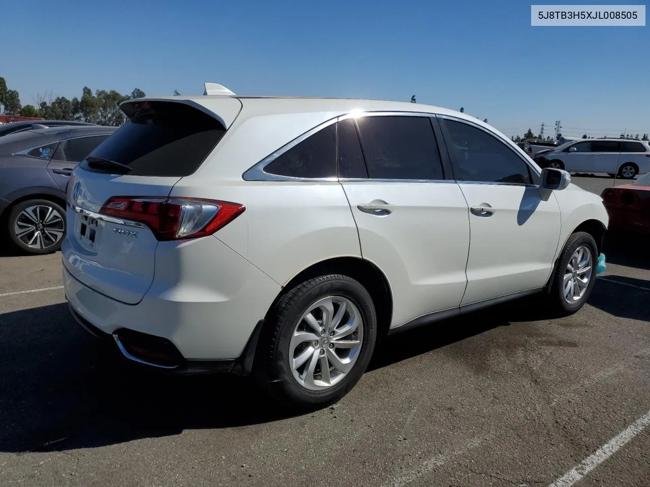 2018 Acura Rdx Technology VIN: 5J8TB3H5XJL008505 Lot: 75570964