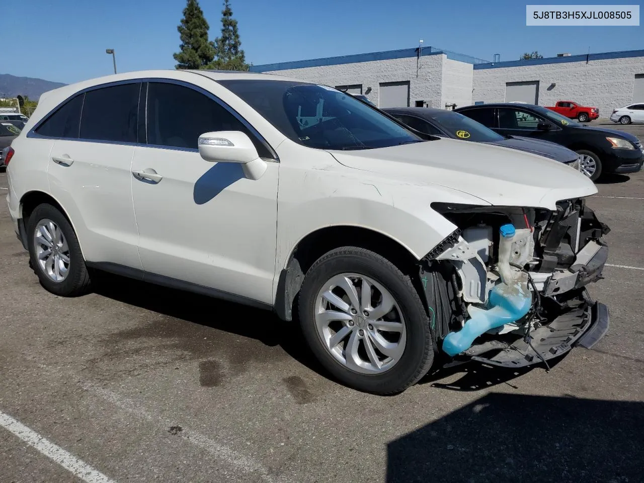 2018 Acura Rdx Technology VIN: 5J8TB3H5XJL008505 Lot: 75570964