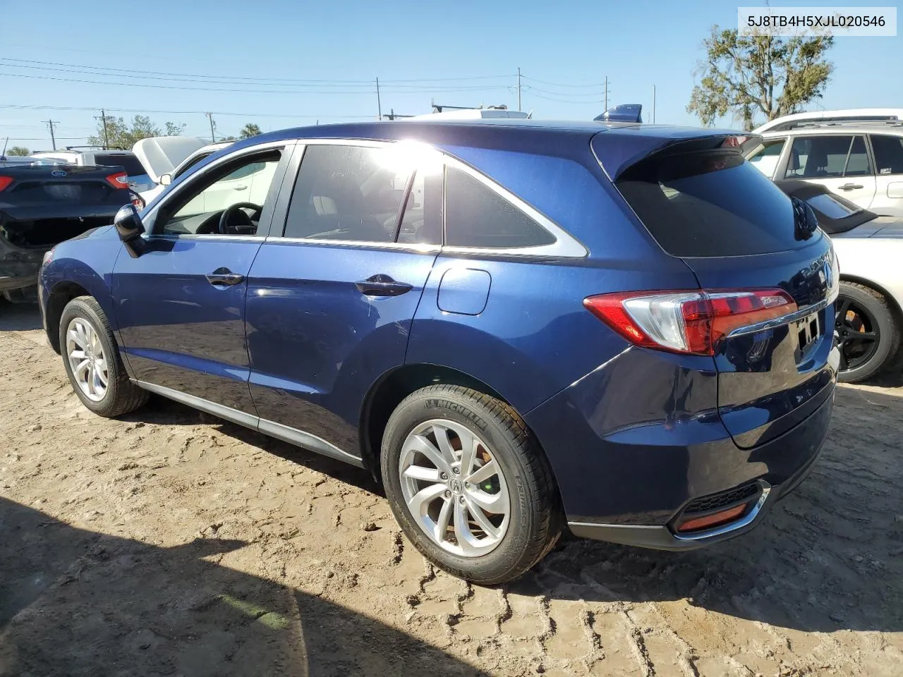 2018 Acura Rdx Technology VIN: 5J8TB4H5XJL020546 Lot: 75647664