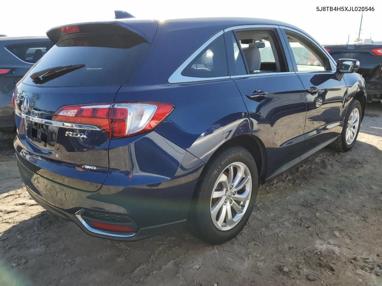 2018 Acura Rdx Technology VIN: 5J8TB4H5XJL020546 Lot: 75647664