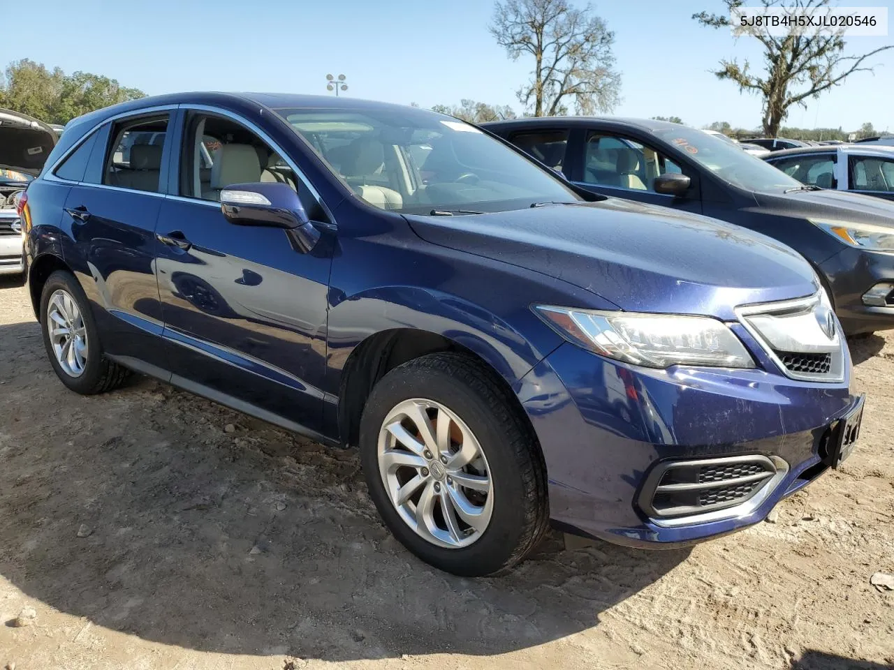 2018 Acura Rdx Technology VIN: 5J8TB4H5XJL020546 Lot: 75647664