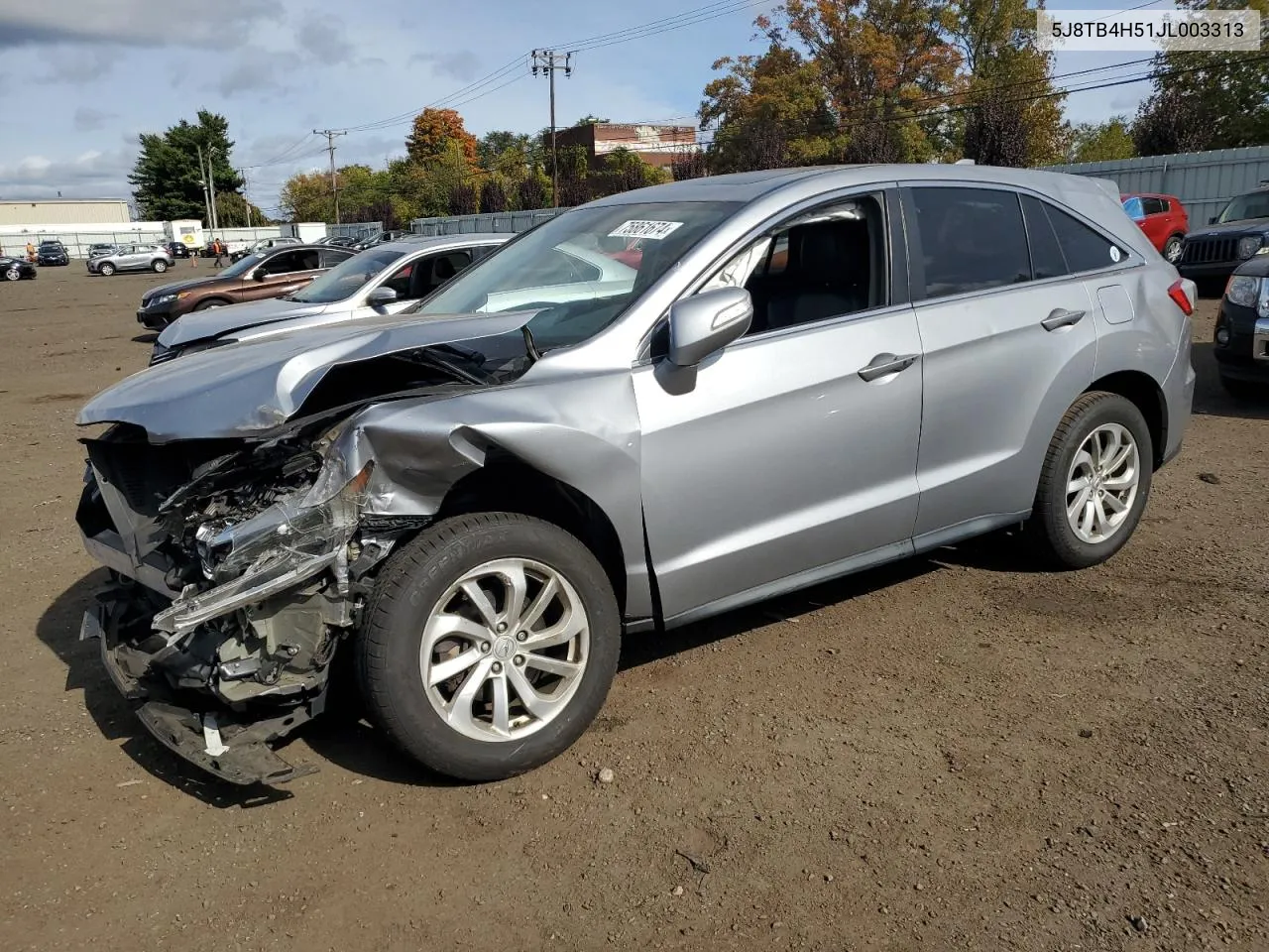 2018 Acura Rdx Technology VIN: 5J8TB4H51JL003313 Lot: 75861674