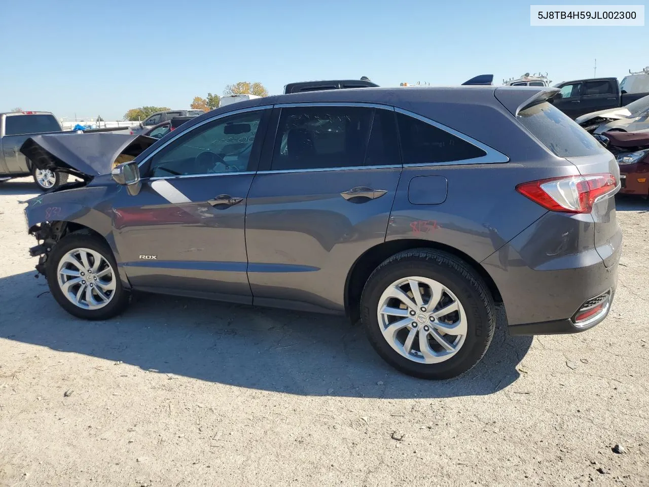 2018 Acura Rdx Technology VIN: 5J8TB4H59JL002300 Lot: 76753824