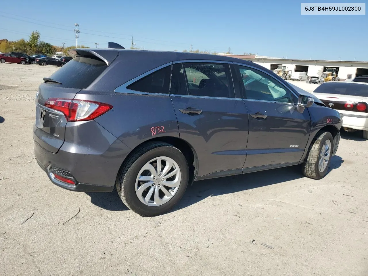 2018 Acura Rdx Technology VIN: 5J8TB4H59JL002300 Lot: 76753824