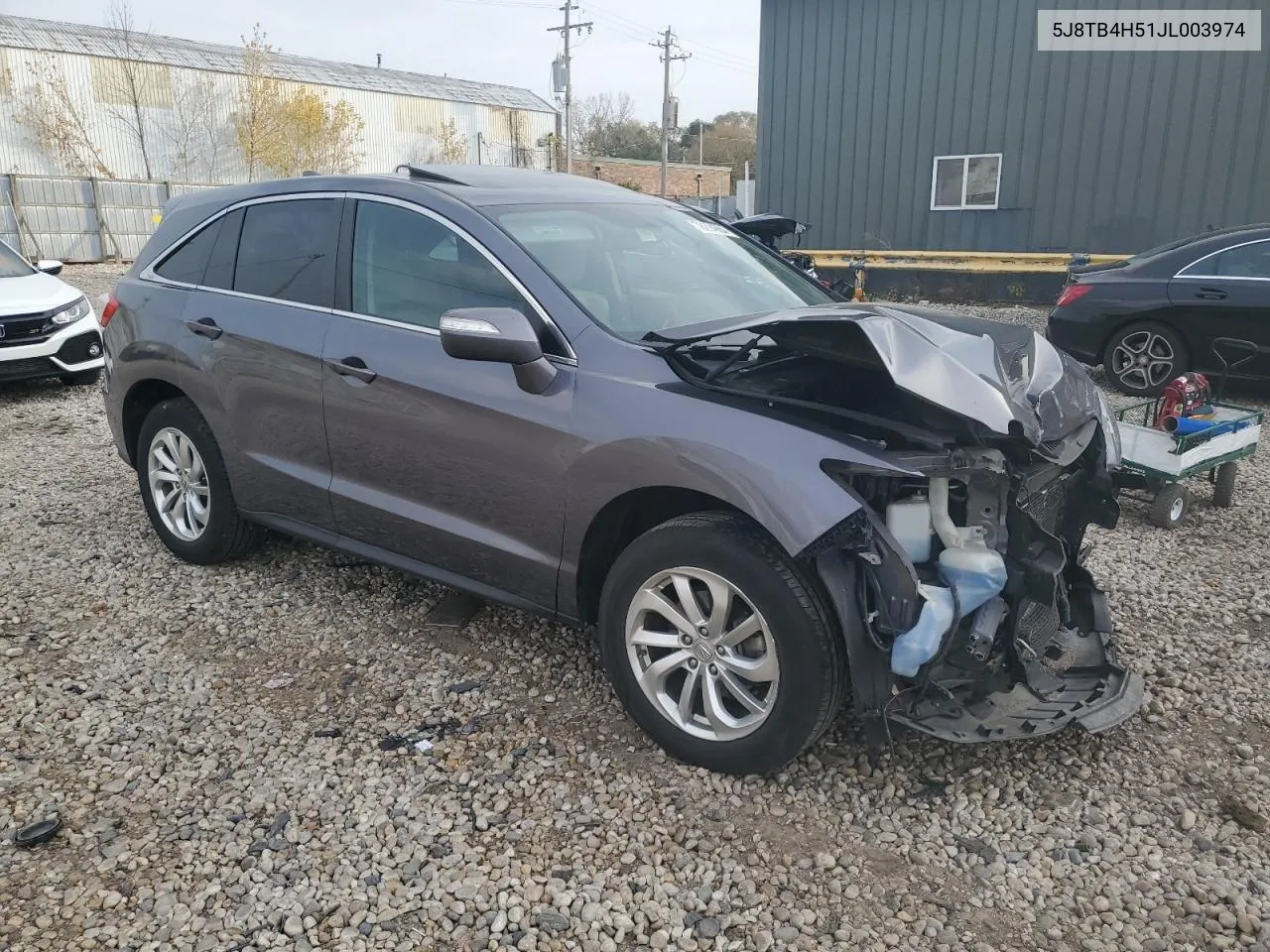 2018 Acura Rdx Technology VIN: 5J8TB4H51JL003974 Lot: 78294664