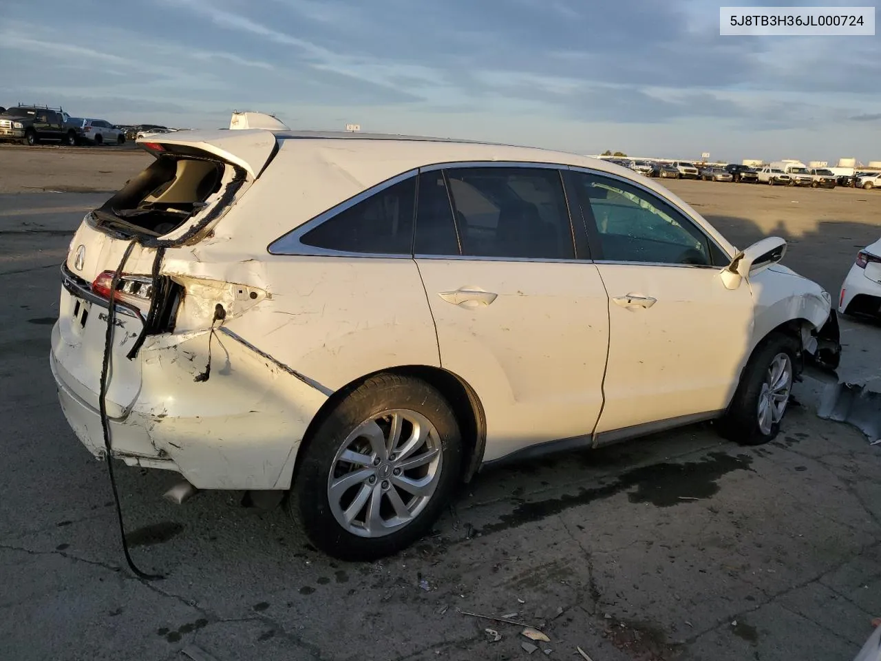 2018 Acura Rdx VIN: 5J8TB3H36JL000724 Lot: 79239924