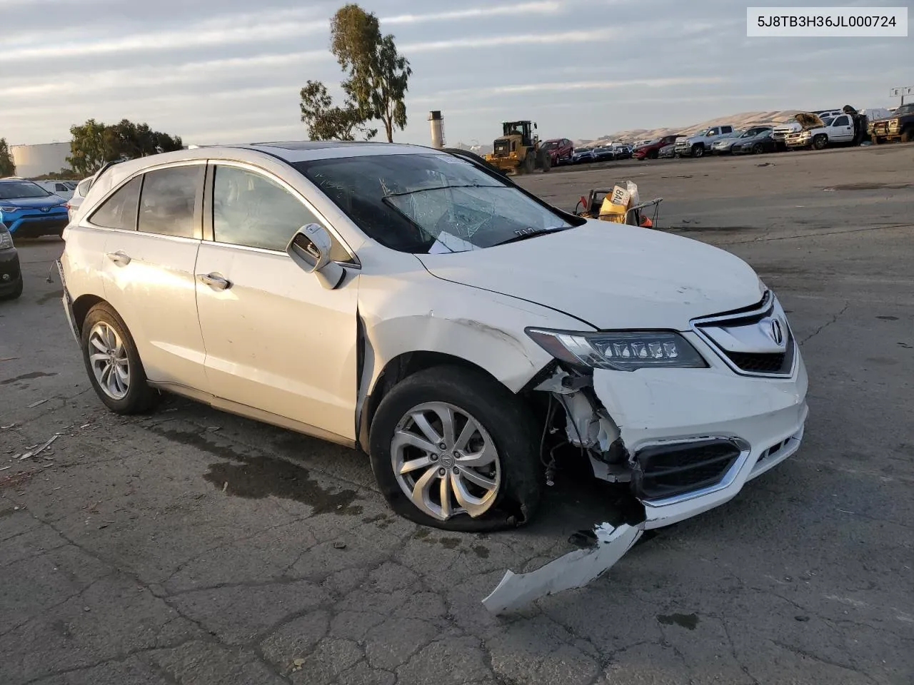 2018 Acura Rdx VIN: 5J8TB3H36JL000724 Lot: 79239924